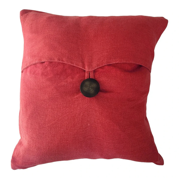 Pottery Barn Textured Linen Throw Pillow 18"x18" - Picture 1 of 6